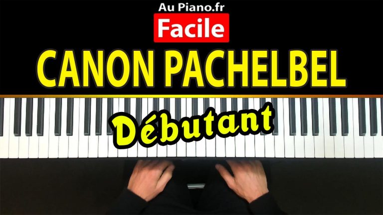 Cours de piano Le canon de Pachelbel