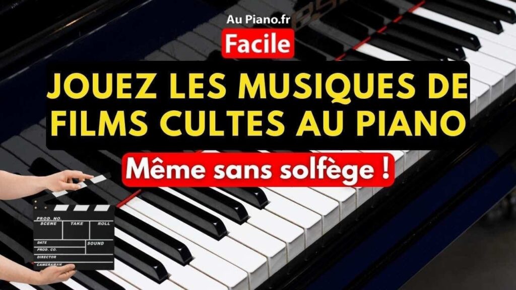 10 musiques de films cultes au piano — couverture du cours sans solfège AuPiano